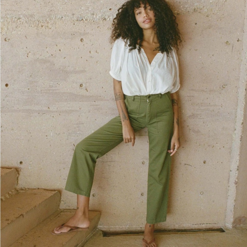 DÔEN June White Blouse
